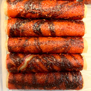 Spicy Strawberry Mango Fruit Leather
