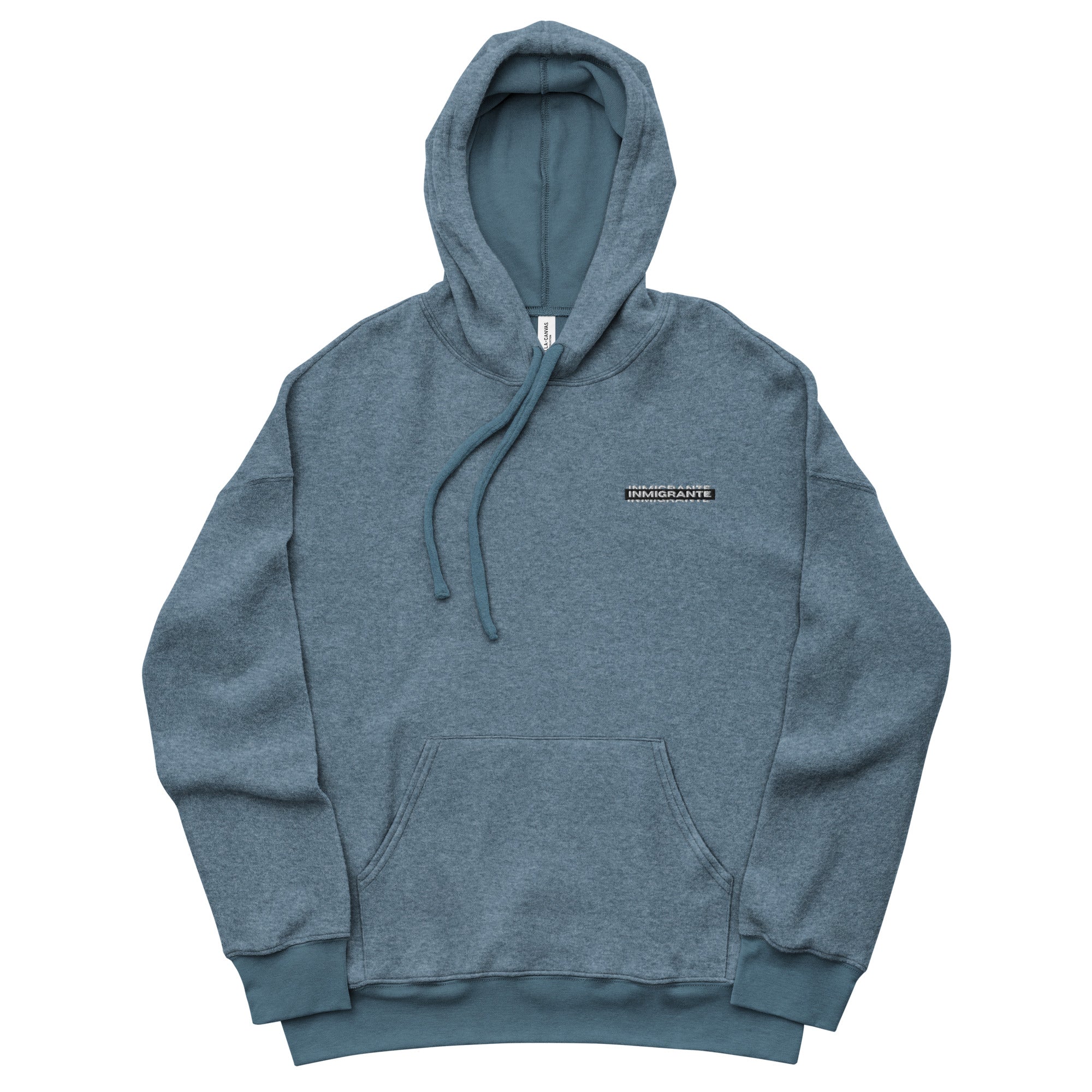 Inmigrante Unisex sueded fleece hoodie